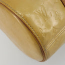 LOUIS VUITTON Monogram Vernis Bedford Hand Bag Beige M91006 LV Auth 190831-14