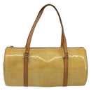 LOUIS VUITTON Monogram Vernis Bedford Hand Bag Beige M91006 LV Auth 190831-2