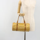 LOUIS VUITTON Monogram Vernis Bedford Hand Bag Beige M91006 LV Auth 190831-21