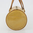 LOUIS VUITTON Monogram Vernis Bedford Hand Bag Beige M91006 LV Auth 190831-5