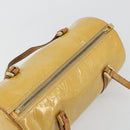 LOUIS VUITTON Monogram Vernis Bedford Hand Bag Beige M91006 LV Auth 190831-6