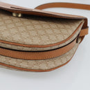 CELINE Macadam Canvas Shoulder Bag PVC Beige Gold Auth 190832A-14