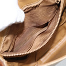 CELINE Macadam Canvas Shoulder Bag PVC Beige Gold Auth 190832A-11