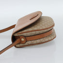 CELINE Macadam Canvas Shoulder Bag PVC Beige Gold Auth 190832A-3