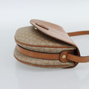 CELINE Macadam Canvas Shoulder Bag PVC Beige Gold Auth 190832A-4