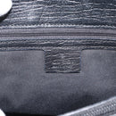 GUCCI GG Canvas Bamboo Hand Bag Black 112526 Auth 190836A-15