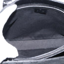 GUCCI GG Canvas Bamboo Hand Bag Black 112526 Auth 190836A-16