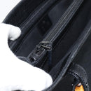 GUCCI GG Canvas Bamboo Hand Bag Black 112526 Auth 190836A-21