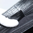 GUCCI GG Canvas Bamboo Hand Bag Black 112526 Auth 190836A-24