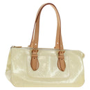 LOUIS VUITTON Monogram Vernis Rosewood Avenue Bag Perle M93508 Auth 190840SAV-1