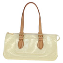 LOUIS VUITTON Monogram Vernis Rosewood Avenue Bag Perle M93508 Auth 190840SAV-13