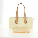 LOUIS VUITTON Monogram Vernis Rosewood Avenue Bag Perle M93508 Auth 190840SAV-12