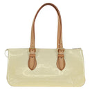 LOUIS VUITTON Monogram Vernis Rosewood Avenue Bag Perle M93508 Auth 190840SAV-2