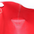GUCCI GG Supreme Tote Bag PVC Leather Reversible Red Beige Auth 190841-18
