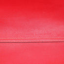 GUCCI GG Supreme Tote Bag PVC Leather Reversible Red Beige Auth 190841-9