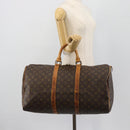 LOUIS VUITTON Monogram Keepall 50 Boston Bag M41426 LV Auth 190842-20