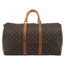 LOUIS VUITTON Monogram Keepall 50 Boston Bag M41426 LV Auth 190842-2