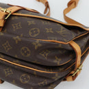 LOUIS VUITTON Monogram Saumur 30 Shoulder Bag M42256 LV Auth 190846V-14