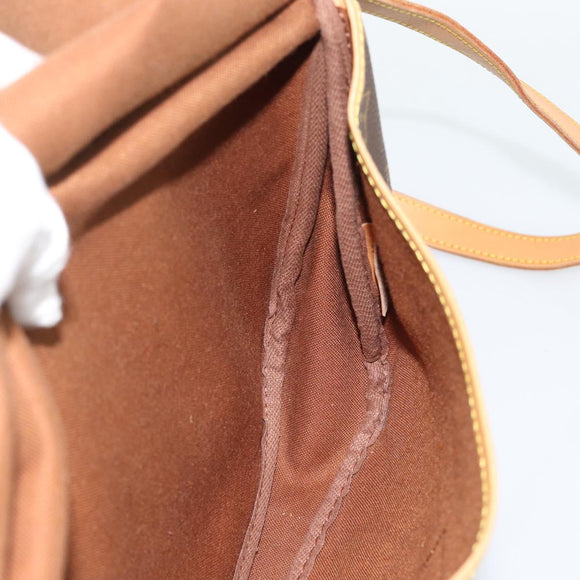 LOUIS VUITTON Monogram Saumur 30 Shoulder Bag M42256 LV Auth 190846V