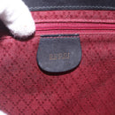GUCCI Shoulder Bag Leather Black Gold 001 58 1563 Auth 190847-18