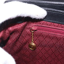 GUCCI Shoulder Bag Leather Black Gold 001 58 1563 Auth 190847-24