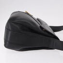GUCCI Shoulder Bag Leather Black Gold 001 58 1563 Auth 190847-3