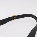 GUCCI Shoulder Bag Leather Black Gold 001 58 1563 Auth 190847-8