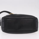 GUCCI Shoulder Bag Leather Black Gold 001 58 1563 Auth 190847-5