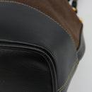 LOEWE Velazquez Shoulder Bag Leather Brown Gold Auth 190849A-8