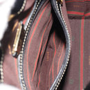 LOEWE Velazquez Shoulder Bag Leather Brown Gold Auth 190849A-12
