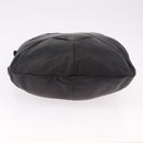 Max Mara Shoulder Bag Leather Black Gold Auth 190851A-9