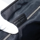 Christian Dior Trotter Canvas Shoulder Bag Black Silver Auth 190852A-12
