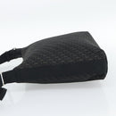 Christian Dior Trotter Canvas Shoulder Bag Black Silver Auth 190852A-3