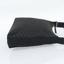Christian Dior Trotter Canvas Shoulder Bag Black Silver Auth 190852A-4