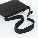 Christian Dior Trotter Canvas Shoulder Bag Black Silver Auth 190852A-7