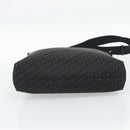 Christian Dior Trotter Canvas Shoulder Bag Black Silver Auth 190852A-5