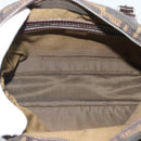 FENDI Zucca Canvas Hand Bag Black Brown Auth 190854-12
