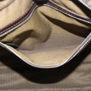 FENDI Zucca Canvas Hand Bag Black Brown Auth 190854-21