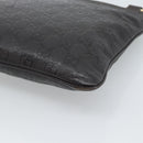 GUCCI GG Canvas Guccissima Bag Leather Dark Brown Gold 201538 Auth 190855-15