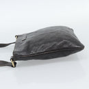 GUCCI GG Canvas Guccissima Bag Leather Dark Brown Gold 201538 Auth 190855-3