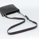 GUCCI GG Canvas Guccissima Bag Leather Dark Brown Gold 201538 Auth 190855-7