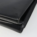GUCCI Shoulder Bag Patent Leather Black Silver 001 2033 Auth 190856-16