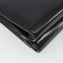 GUCCI Shoulder Bag Patent Leather Black Silver 001 2033 Auth 190856-17
