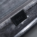 GUCCI Shoulder Bag Patent Leather Black Silver 001 2033 Auth 190856-9