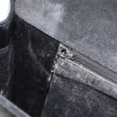 GUCCI Shoulder Bag Patent Leather Black Silver 001 2033 Auth 190856-21