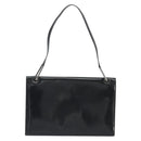 GUCCI Shoulder Bag Patent Leather Black Silver 001 2033 Auth 190856-2