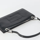 GUCCI Shoulder Bag Patent Leather Black Silver 001 2033 Auth 190856-6