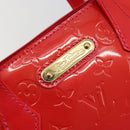 LOUIS VUITTON Monogram Vernis Wilshire PM Bag Rose Pop M93643 LV Auth 190861A-17