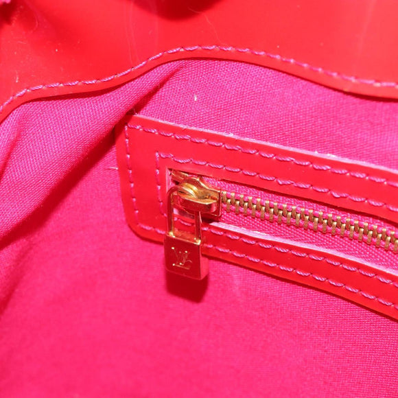 LOUIS VUITTON Monogram Vernis Wilshire PM Bag Rose Pop M93643 LV Auth 190861A