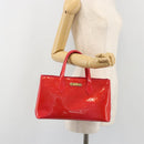 LOUIS VUITTON Monogram Vernis Wilshire PM Bag Rose Pop M93643 LV Auth 190861A-22